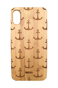'Anchor' Bamboo iPhone X Phone Case