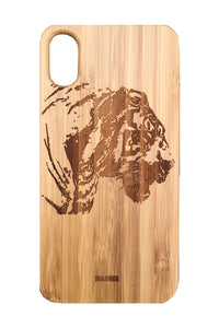 'Tiger' Bamboo iPhone X Phone Case