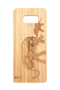 'Elephant' Bamboo Samsung 8 Phone Case
