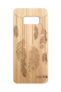 'Feather' Bamboo Samsung 8 Phone Case