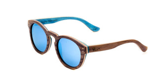 'Marlowe' Zebra Wooden Sunglasses