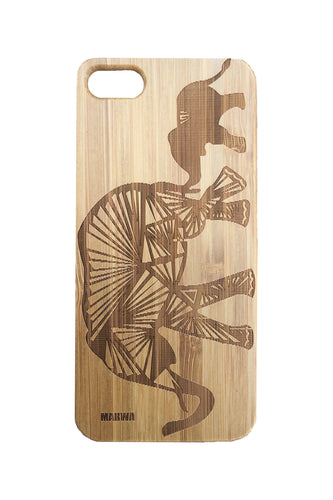 'Elephant' Bamboo iPhone 7 Plus Phone Case
