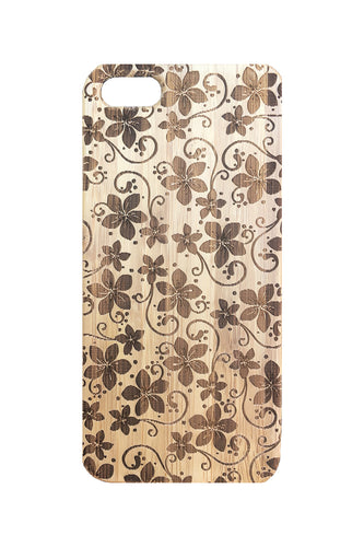 'Flowers' Bamboo iPhone 5 Phone Case