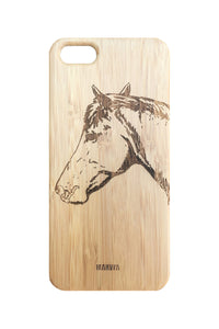 'Horse' Bamboo iPhone 8 Plus Phone Case