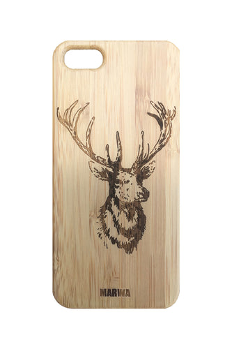 'Stag' Bamboo iPhone 5 Phone Case