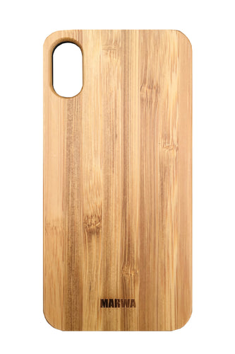 'Plain' Bamboo iPhone X Phone Case