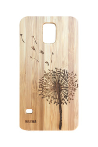 'Dandelion' Bamboo Samsung Galaxy 5 Phone Case