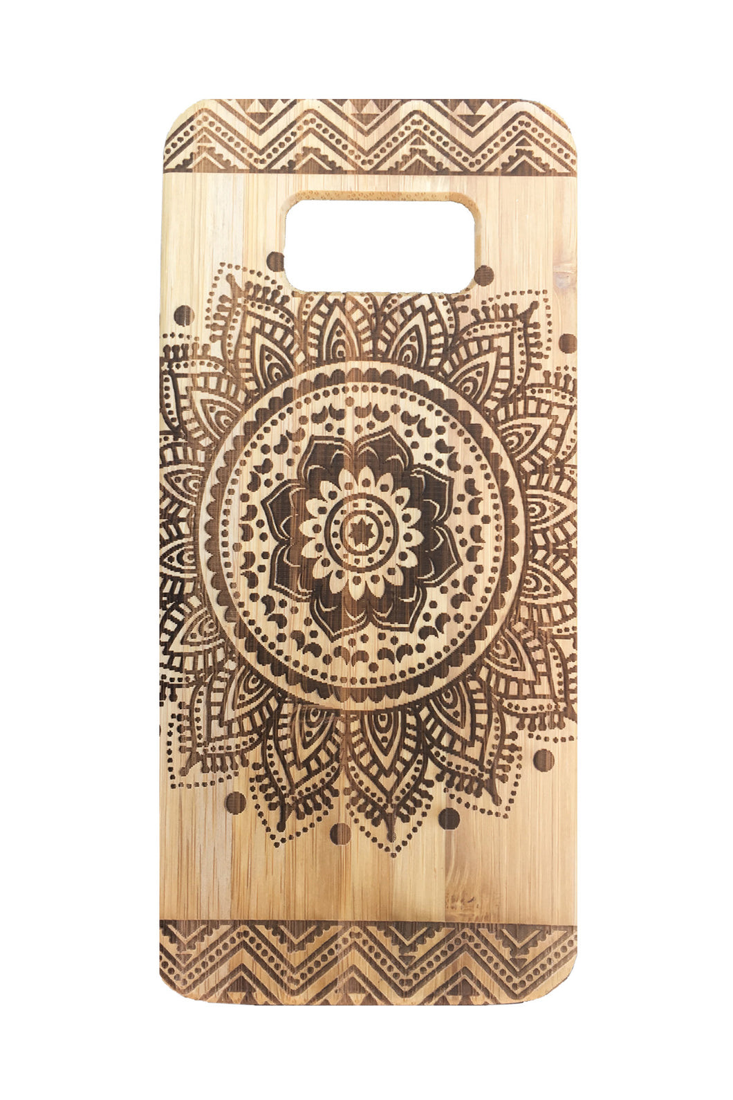 'Mandala' Bamboo Samsung 8 Phone Case