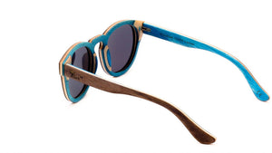 'Marlowe' Zebra Wooden Sunglasses