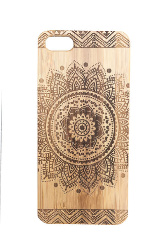 'Mandala' Bamboo iPhone 8 Plus Phone Case